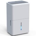 Newentor Luftentfeuchter 25L/24h, Für 215m³/80m² Räume - 3 fache Geräuschreduktion - Stromsparender Chip - Einfache Bedienung - 10 J. Gar. - Mit 1M Ablaufschlauch&Abnehmbarem Filter, Timer