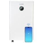 KLAMER Luftentfeuchter elektrisch 25L in 24h mit 5,5L Tank – Leiser, energieeffizienter Raumentfeuchter mit Smart Sensor, Timer & Wäschemodus – Bei Schimmel, Feuchtigkeit & Kondenswasser