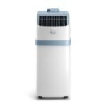 De'Longhi Pinguino PAC EM82, Mobile Klimaanlage für Räume bis zu 80 m³, 9.400 BTU, 2,4 kW, 63 dB, Entfeuchtungsfunktion, Energieklasse A, 24h-Timer, Weiß
