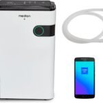 MEDION DH30S Luftentfeuchter elektrisch (smart, bis zu 150m³ (40m²), 24Liter/24h, 43db leise, elektrischer Raumentfeuchter, Timer, Bodenrollen, Entfeuchter)