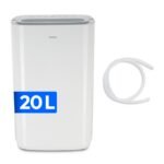 MEDION DH30S Luftentfeuchter elektrisch (smart, bis zu 150m³ (40m²), 24Liter/24h, 43db leise, elektrischer Raumentfeuchter, Timer, Bodenrollen, Entfeuchter)