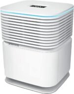 Venta Luftbefeuchter AH730, leise 24 dB(A), energieeffizient 5 Watt, hygienische Kaltverdunstung ohne Filter, 490 ml/h, 6 l-Tank, bis 70 m²/175 m³, App- und Sprachsteuerung, Weiss