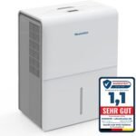 Newentor Luftentfeuchter 25L/24h, Für 215m³/80m² Räume - 3 fache Geräuschreduktion - Stromsparender Chip - Einfache Bedienung - 10 J. Gar. - Mit 1M Ablaufschlauch&Abnehmbarem Filter, Timer
