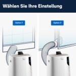 De'Longhi Pinguino PAC EL112 CST WiFi, Mobile Klimaanlage mit MyEcoRealFeel-Technologie für Räume bis zu 110 m³,11.000 BTU/h, 2,9 kW, 63 dB, Entfeuchtungsfunktion, A+, App- und Sprachsteuerung, Weiß