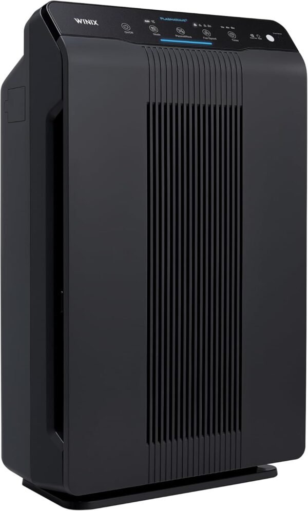 WINIX 5500-2 luftreiniger Allergiker, CADR 390m³/h, 99㎡, Air Purifier für Raucherzimmer gegen Allergien, Staub, Pollen, Tierhaare, Luftqualitätsanzeige, Auto Schlafmodus, Schwarz