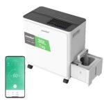 Comfee Luftentfeuchter, 50L/24h, Raumgröße ca. 250m³(100m²), Intelligenter Entfeuchtermodus, 24H Timer, Wassertank 6L, MDDP-50DEN7