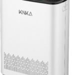 KNKA Luftreiniger Air Purifier H13 HEPA Filter,CADR 300m³/h,bis 80m²,Entfernt 99,97% Staub,Pollen & Gerüche,mit Luftqualitäts-Sensor,Auto- & Schlafmodus,Ideal für Raucherzimmer & Haustiere