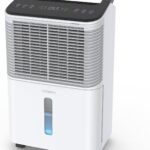 Luftentfeuchter 16L/Tag, Ultra-leiser Luftentfeuchter Elektrisch, Intelligentes Zentralsteuerungs, AUTO Modus, Feuchtigkeitsanzeige Licht, 24H Timer, Raumentfeuchter, Mehr Effizient