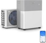 Midea Portasplit Mobile Wärmepumpe, Klimaanlage, Kühlen A++/Heizen A+, 12000 BTU 3, 5kW, für Räume bis zu 42 m² / 105 m³, nur 39 dB(A) im Silent-Modus