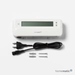 Homematic IP Fußbodenheizungscontroller – 12 Kanäle, motorisch, Smart Home, Digitale Steuerung Fußbodenheizung mit oder ohne App, Energie sparen, 153621A0
