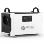 Luftentfeuchter mit Pumpe 35 L/Tag – Effektiv gegen feuchte Räume & Schimmel, für Keller, Kriechkeller, Bad, Schlafzimmer & Waschküche, leise, mobil, mit Display und Timer
