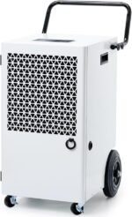120L/Tag Kompressor Elektrischer Luftentfeuchter: Raumentfeuchter Keller mit Pumpe und Ablassschlauch 300m²/600m³Leistung Entfeuchter Badezimmer 24H Timer Trocknung von Wäsche