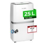 KLAMER Luftentfeuchter elektrisch 20L in 24h mit 5,5L Tank – Leiser, energieeffizienter Raumentfeuchter mit Smart Sensor, Timer & Wäschemodus – Gegen Schimmel, Feuchtigkeit & Kondenswasser