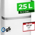 KLAMER Luftentfeuchter elektrisch 25L in 24h mit 5,5L Tank – Leiser, energieeffizienter Raumentfeuchter mit Smart Sensor, Timer & Wäschemodus – Bei Schimmel, Feuchtigkeit & Kondenswasser