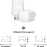 Eve Thermo (Matter, 5. Gen.) 4er Pack: Smartes Heizkörperthermostat, Heizkosten sparen, funktioniert mit Alexa, Apple Home, SmartThings, Google Home, benötigt Thread Border Router