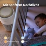 Philips Luftreiniger 2200 Series, HEPA NanoProtect + Aktivkohlefilter, CADR 400m?/h fŸr 104m?, Allergiker, Ultra-leise, Intelligenter und langlebiger Filter (AC2210/10)