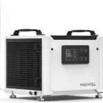 Luftentfeuchter mit Pumpe 35 L/Tag – Effektiv gegen feuchte Räume & Schimmel, für Keller, Kriechkeller, Bad, Schlafzimmer & Waschküche, leise, mobil, mit Display und Timer