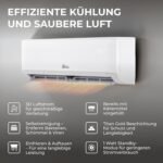 Kältebringer Split Klimaanlage - 18000 BTU (5,3 kW) - Klimagerät mit Heizfunktion, WiFi & App, bis 91qm, sehr leise - Set mit 5m Kupferleitung, Kältemittel R32, Montagematerial, Wandhalterung