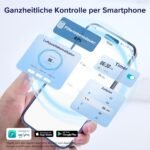 LEVOIT Luftreiniger Allergiker für große Räume mit waschbarem Vorfilter, CADR 612m³/h, 3-Kanal-Luftqualitätsmonitor, Smart WiFi und Filter für Haustiere, Rauch, Staub, Pollen, Alexa Control, 26dB