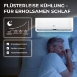 Kältebringer Split Klimaanlage - 12000 BTU (3,5 kW) - Klimagerät mit Heizfunktion, WiFi & App, bis 55qm, sehr leise - Set mit 5m Kupferleitung, Kältemittel R32, Montagematerial, Wandhalterung