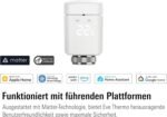 Eve Thermo (Matter) 4er Pack: Smartes Heizkörperthermostat, LED-Display mit Touch-Bedienfeld, Heizkosten sparen, Apple Home, Amazon Alexa, Samsung SmartThings, Google Home, Ben. Thread Border Router