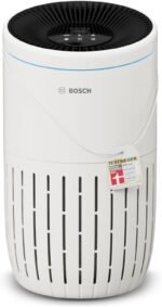 Bosch Air 4000 Luftreiniger - Für Räume bis zu 62,5 m² - Entfernt effizient Schadstoffe - Mit 3-in-1 Luftfilter, Smart Sensor, Automatikmodus, Ruhemodus (< 25 dB(A)) - CADR: 300 m³/h