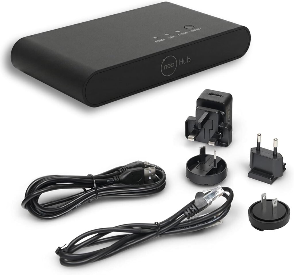 Heatmiser NeoHub Gen 2 Heim-Internet-Gateway, Neo-Hub für Heizungssteuerung, zur Verwendung mit Heatmiser-Thermostat, Neostat, NeoAir, NeoPlug, LavaTap Smart-Home