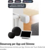 Eve Thermo (Matter) 4er Pack: Smartes Heizkörperthermostat, LED-Display mit Touch-Bedienfeld, Heizkosten sparen, Apple Home, Amazon Alexa, Samsung SmartThings, Google Home, Ben. Thread Border Router