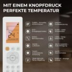 Kältebringer Multisplit Klimaanlage 2 Innengeräte - 18000 BTU - 5,3 kW - Inverter Klimagerät mit Heizfunktion, WiFi und App - sehr leise & energiesparend - Kühlen, Heizen, Lüften, Entfeuchten
