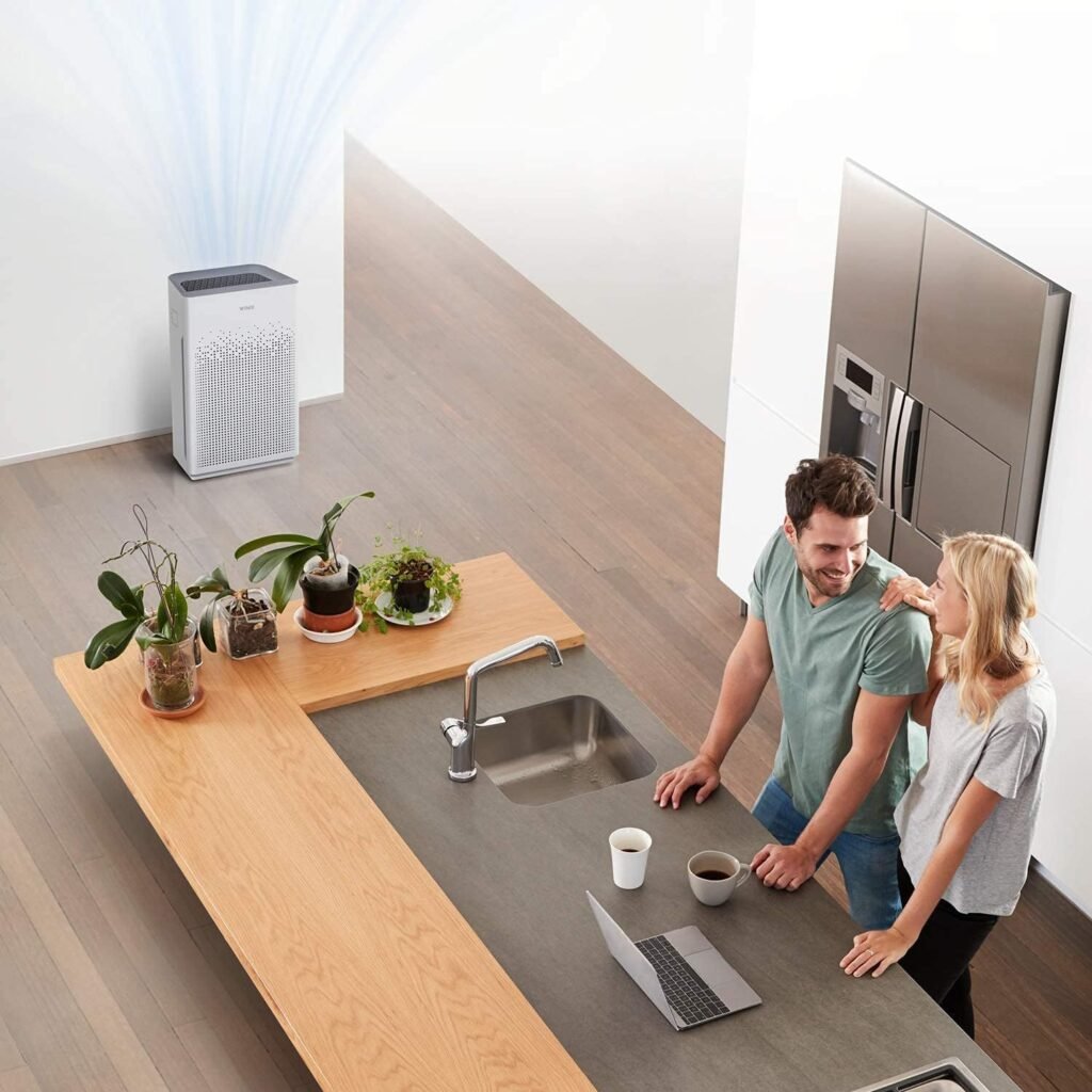 WINIX ZERO-S luftreiniger Allergiker, CADR 400m³/h, 100㎡, Air Purifier für Raucherzimmer gegen Allergien, Staub, Pollen, Tierhaare, Luftqualitätsanzeige, Auto Schlafmodus, Weiß