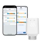 Eve Thermo (Matter, 5. Gen.) 4er Pack: Smartes Heizkörperthermostat, Heizkosten sparen, funktioniert mit Alexa, Apple Home, SmartThings, Google Home, benötigt Thread Border Router