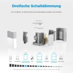 Midea Portasplit Mobile Wärmepumpe, Klimaanlage, Kühlen A++/Heizen A+, 12000 BTU 3, 5kW, für Räume bis zu 42 m² / 105 m³, nur 39 dB(A) im Silent-Modus