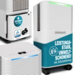 MONZANA® Luftentfeuchter elektrisch 20-30m² 20L/Tag LED-Display 24-Std-Timer Raumentfeuchter Bad Wohnung Wifi Smart Home App Luftreiniger Allergiker