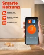 WiFi Infrarotheizung mit Thermostat 700 W bis 18 m² | Intelligente Elektro Infrarot Wandheizung & Konvektor Heizung | Vertikal Energiesparende Elektroheizung für Wohnzimmer Badezimmer