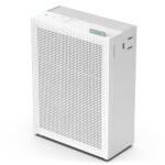 COWAY Luftreiniger Allergiker Zuhause Schlafzimmer air purifier, ECARF & Quiet Mark, Sleep Mode 20 dB, Vorfilter oben entnehmbar und waschbar, Allergie Rauch Pollen Haustiere, Airmega 150, Marineblau