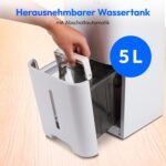 MEDION DH30S Luftentfeuchter elektrisch (smart, bis zu 150m³ (40m²), 24Liter/24h, 43db leise, elektrischer Raumentfeuchter, Timer, Bodenrollen, Entfeuchter)