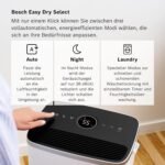 Bosch Dry 4000 Luftentfeuchter - Einfach. Effizient. Leise. - Für Räume bis zu 33 m² - Ideal für Deine Wohnung die schnelle Trocknung Deiner Wäsche