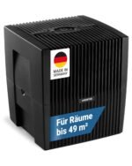 Venta Luftbefeuchter LW25 Comfort Plus, bis 49 m², sehr leise 24 dB(A), energieeffizient 3 Watt, hygienische Kaltverdunstung ohne Filter, großer 7 l-Tank, Automatik-, Sleep-Modus