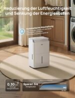 Dreo Luftentfeuchter elektrisch, App & WLAN, 20L/24h, Raumentfeuchter leise 35dB, 40m²/100m³, Entfeuchter energiesparend, 3 Modi, 3,4L Tank, Wäschetrockner & 24h Timer, für Schlafzimmer & Bad & Keller