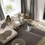 LEVOIT Core 400S HEPA Luftreiniger für Allergiker, HEPA + Aktivkohlefilter, CADR 433 m³/h bis 90 m², für Wohnung & Schlafzimmer & Raucherzimmer, leise, PM2,5 Anzeige, Automodus, App & Alexa